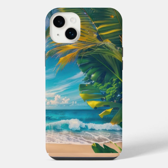 Privatinsel  iPhone 14 plus hülle (Rückseite)