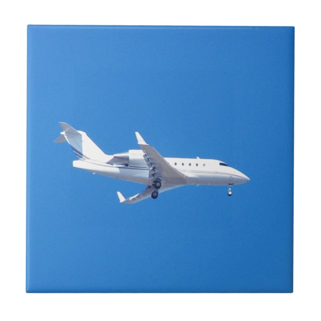 Privatjet. Fliese (Vorderseite)