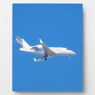 Privatjet. Fotoplatte