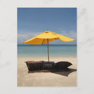 Privatstrand Postkarte