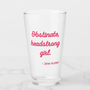 Privileg und Vorurteil Zitat II - Niedlicher Stil Glas