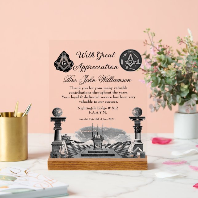 Prix d'appréciation de Freemason (Mariage)