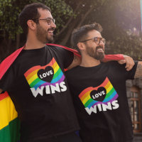 Prix Liebe gewinnt LGBT-Regenbogenflagge Herz