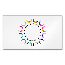 Prix Time Crescent Moon Design Magnetische Visitenkarte