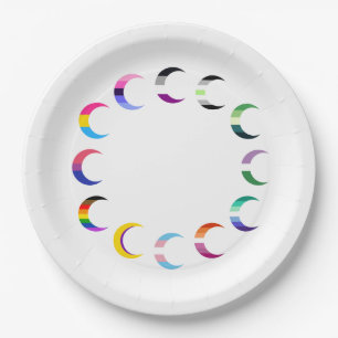 Prix Time Crescent Moon Design Pappteller