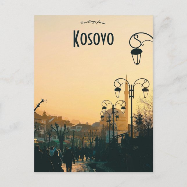 Prizren Municipal Kosovo Postkarte (Vorderseite)