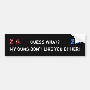 Pro 2. Änderung Meine Waffen mögen Sie nicht entwe Autoaufkleber