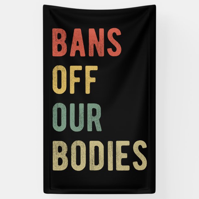 Pro Abortion - Verbote unserer Organe I Banner (Vertikal)