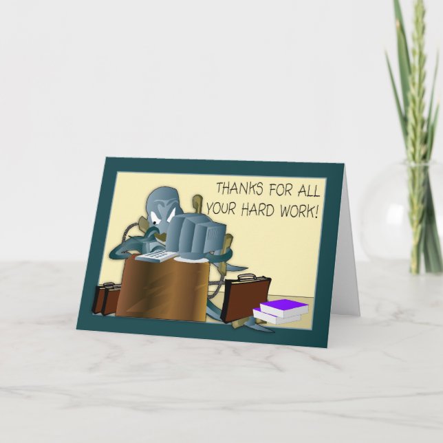 Pro Admin - danke für harte Arbeit (Vorderseite)