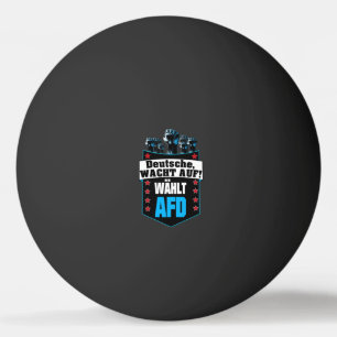 Pro AFD Deutschland   Spruch Alternative T - Shirt Tischtennisball