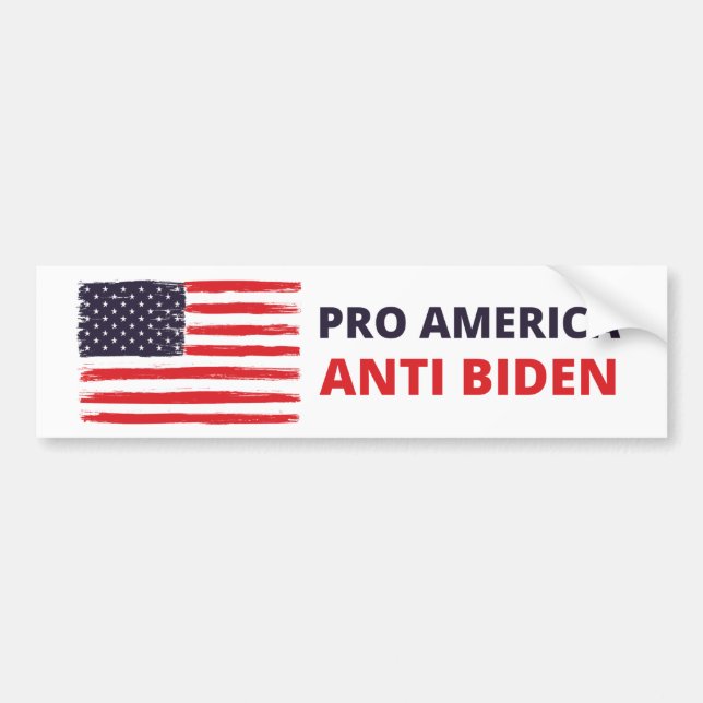 Pro America Anti Biden Autoaufkleber (Vorne)