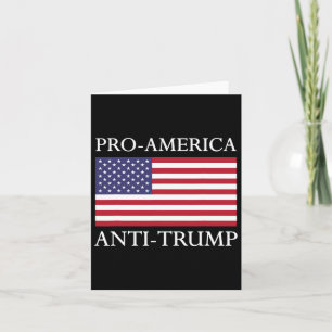 Pro-Amerika Anti-Trump - American Flag Resist Karte