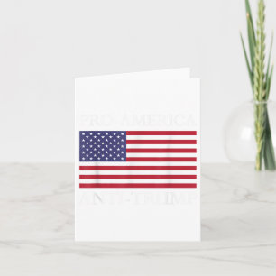 Pro-Amerika Anti-Trump - American Flag Resist Karte