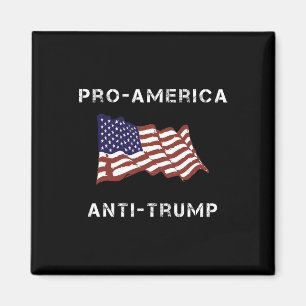 Pro-Amerika Anti-Trump Amerikanische USA-Flagge Fr Magnet