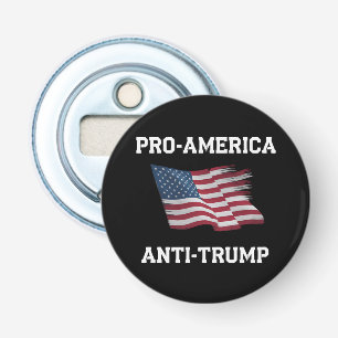 Pro Amerika Anti-Trump Vintage-USA-Flagge Flaschenöffner