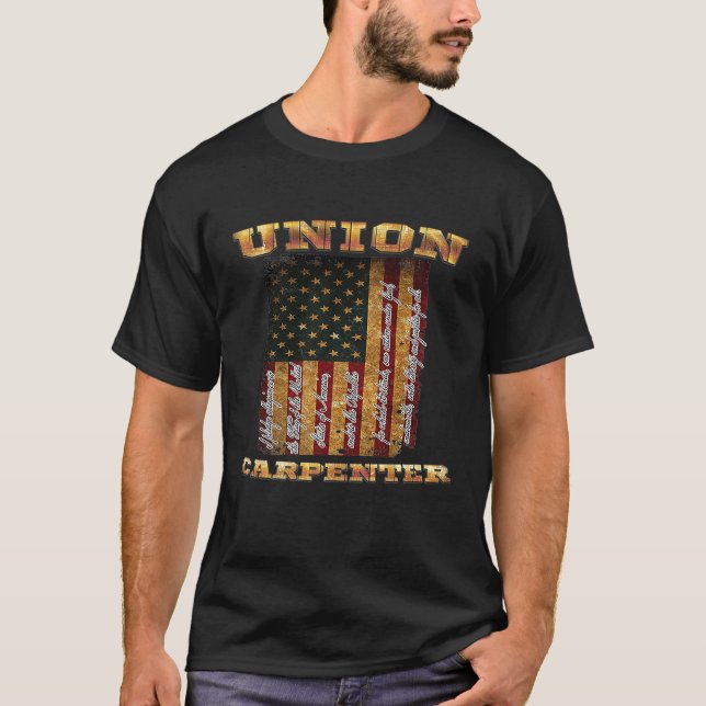 Pro-amerikanische Arbeitnehmer Gewerkschaft stolze T-Shirt (Vorderseite)