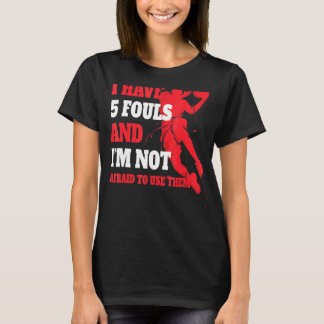 Pro Basketball Player Streetball Basketball Hoop T-Shirt