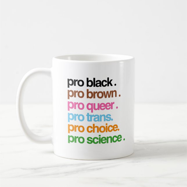 Pro Black Pro Brown Pro Que Kaffeetasse (Links)