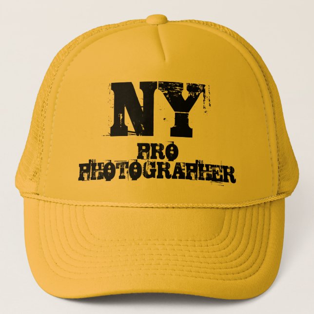 PRO casquette de PHOTOGRAPHE de NY (Devant)