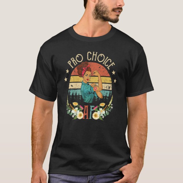 Pro Choice Af Pro Abortion Feministische Frauen T-Shirt (Vorderseite)