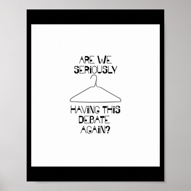 Pro Choice Debate Abortion Rights Leevelless Top Poster (Vorne)