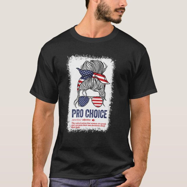 Pro Choice Definition Feminist Rights My Body My C T-Shirt (Vorderseite)