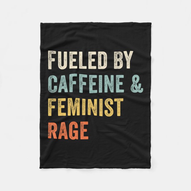 Pro Choice Feminist Fleecedecke (Vorderseite)
