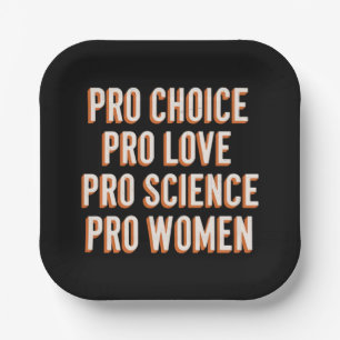 Pro Choice Frauenrechte Feministin Patriarchat LGB Pappteller
