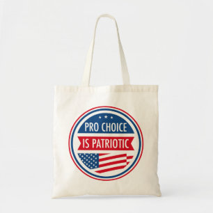 Pro Choice ist die patriotische amerikanische Frei Tragetasche