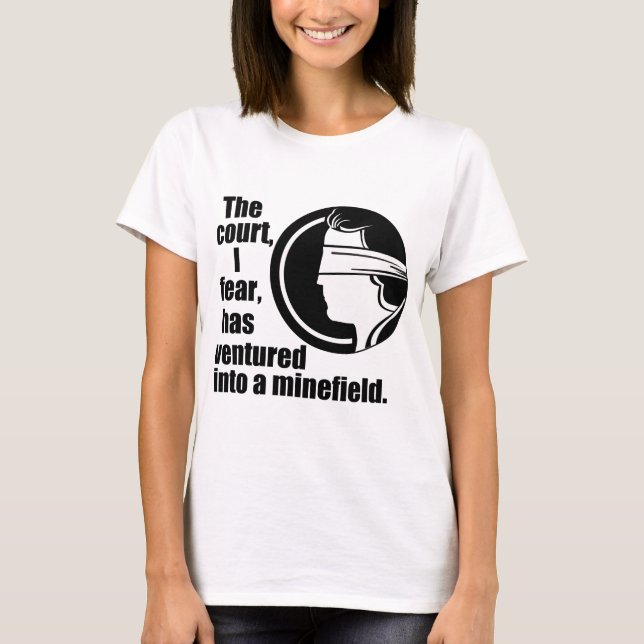Pro Choice Ruth Bader Ginsburg Supreme Court Zitat T-Shirt (Vorderseite)