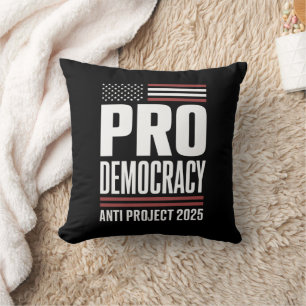 Pro Demokratie Anti Projekt 2025 Trump 2025 Kissen