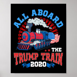 Pro Donald Trump Amerikaner Alle an Bord des Trump Poster
