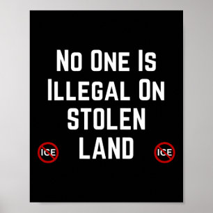 Pro Einwanderer Anti Ice Anti Diskriminierung Anti Poster