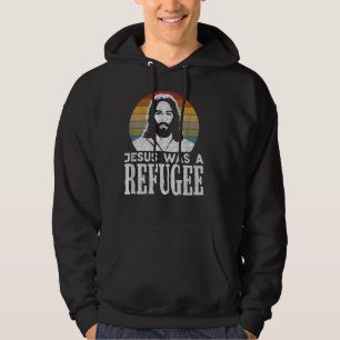 Pro Einwanderung Christlich liberaler Jesus war ei Hoodie