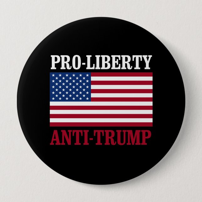Pro-Freiheit Anti-Trumpf - Anti-Trumpf  -- Button (Vorderseite)