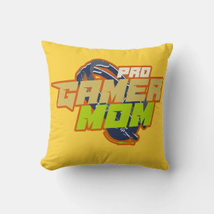 Pro Gamer Mama lustiger Abzeichen T - Shirt Kissen