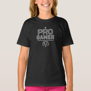 PRO GAMER — Minimal weiß T-Shirt