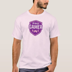 PRO GAMER Shield-Abzeichen T-Shirt