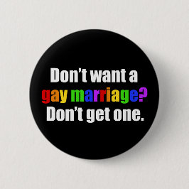 Pro Gay Ehe Button