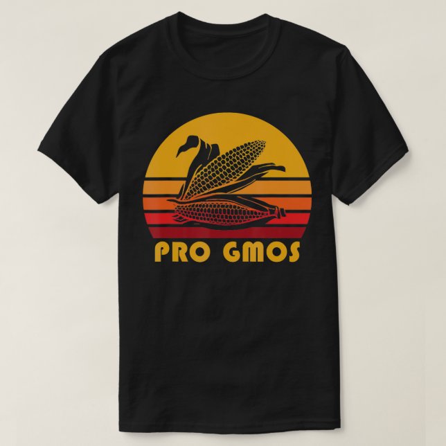 Pro gentechnisch verändertes Getreide gentechnisch T-Shirt (Design vorne)