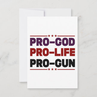 Pro god pro life dankeskarte