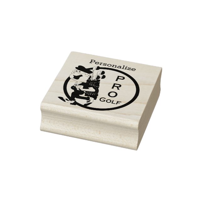 Pro Golfer Gummistempel (Stempel)