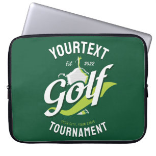 Pro Golfer NAME Golf Trophy Turnier Golfspielen Laptopschutzhülle
