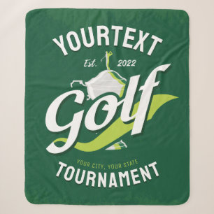 Pro Golfer NAME Golf Trophy Turnier Golfspielen Sherpadecke