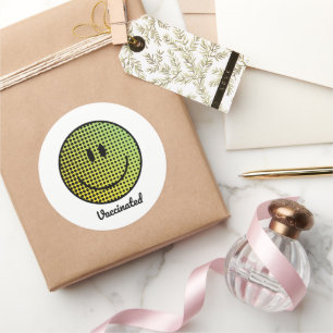 Pro Impfstoff - Immun - geimpft - Immunisierung Runder Aufkleber