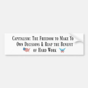 Pro-Kapitalismus Autoaufkleber