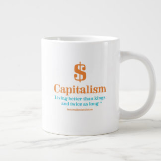 Pro-Kapitalismus-Tasse Jumbo-Tasse