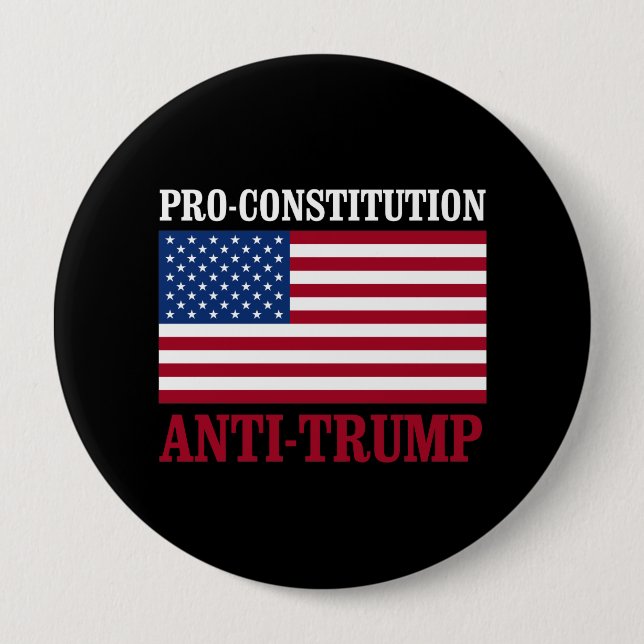 Pro-Konstitution Anti-Trumpf - Anti-Trumpf -- Button (Vorderseite)