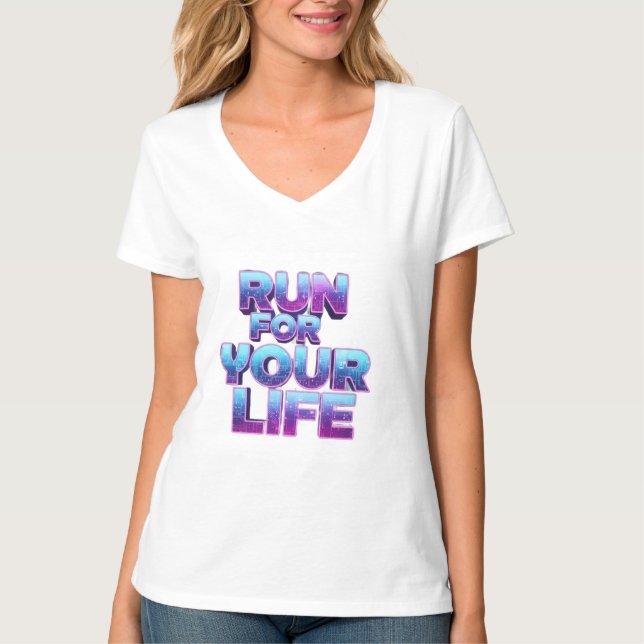 Pro Laufmotivation T-Shirt (Vorderseite)