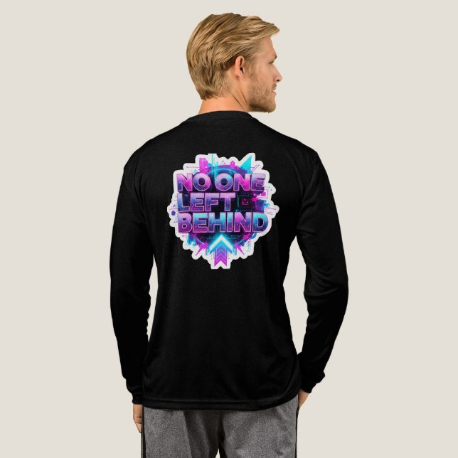 Pro Laufmotivation Tri-Blend Shirt (Voller Rücken)